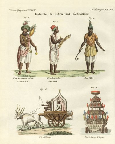 Costumes indiens - German School