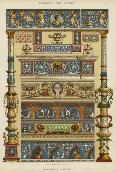 Renaissance italienne, peinture ornementale - German School