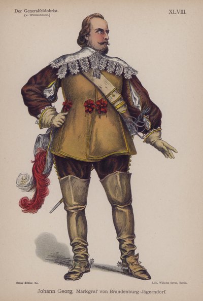 Johann Georg, Margrave de Brandebourg-Jägerndorf (1577-1624), de Der Generalfeldoberst par Ernst von Wildenbruch - German School