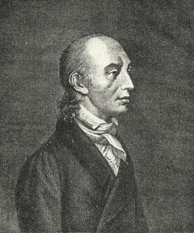 Johann Heinrich Voss, classiciste et poète allemand (gravure) - German School