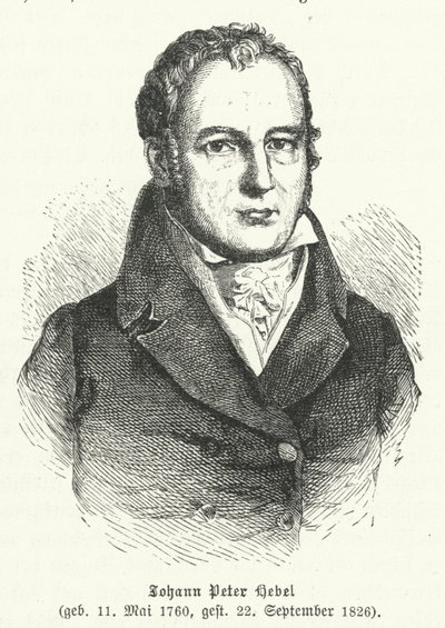 Johann Peter Hebel, poète allemand - German School