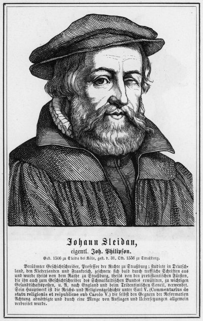 Johann Sleidan (gravure) - German School