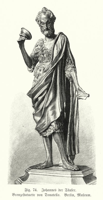 Jean-Baptiste, statue en bronze par Donatello - German School