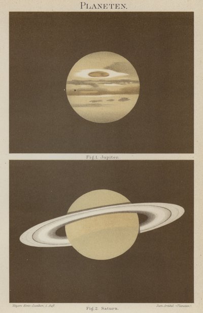 Jupiter et Saturne - German School