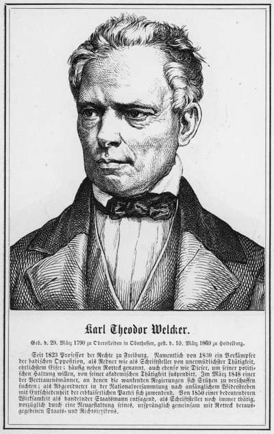 Karl Theodor Welcker (gravure) - German School