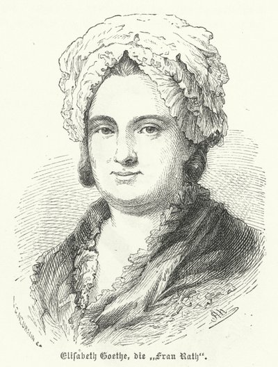 Katharina Elisabeth Goethe, mère de Johann Wolfgang Goethe - German School