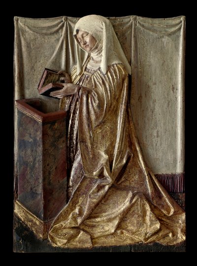 Donateur agenouillé Fragment d