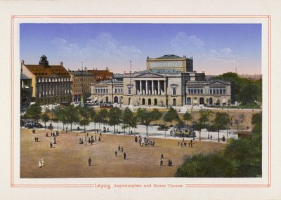 Leipzig, Augustusplatz et Nouveau Théâtre - German School
