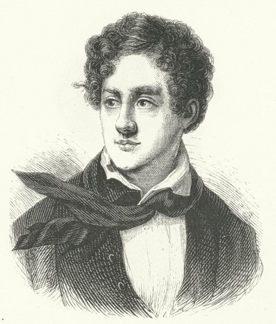 Lord Byron, poète anglais - German School