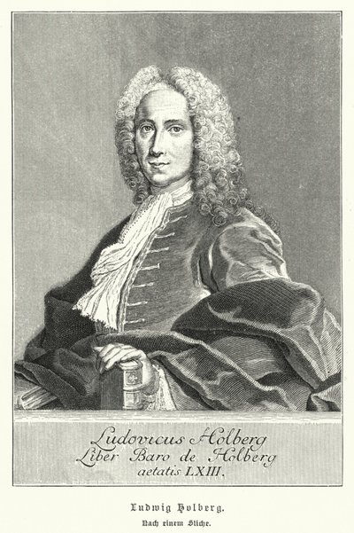 Ludvig Holberg, dramaturge, philosophe et historien dano-norvégien - German School