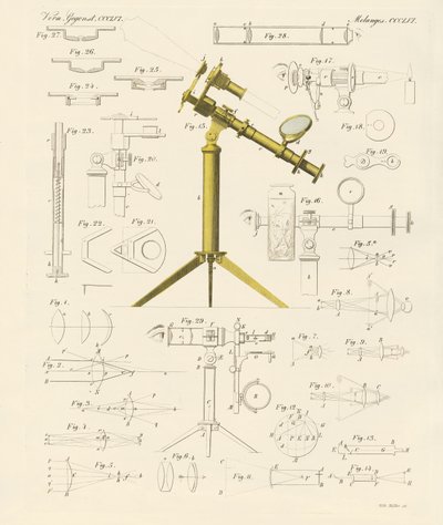 Loupe et amusements microscopiques - German School