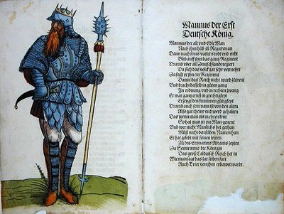 Mannus, le premier roi allemand, de 