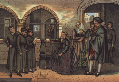 Martin Luther en tant que choriste - German School
