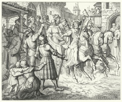 Réception de Martin Luther à Worms, 1521 - German School