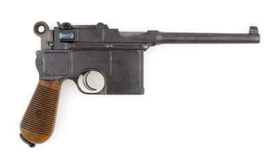Pistolet semi-automatique Mauser modèle 1896 de calibre 7,63 mm - German School