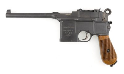 Pistolet semi-automatique Mauser modèle 1896 de calibre 7,63 mm - German School