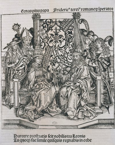 Rencontre entre le pape Pie II et Frédéric III, empereur d