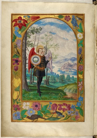 Figure ailée à deux têtes, la Cinquième Parabole, de 