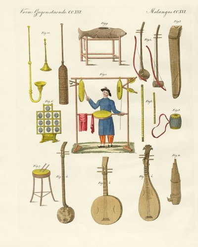 Instruments de musique chinois - German School