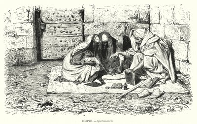 Liseur de paume, Égypte - German School