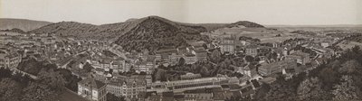 Panorama de Karlsbad (lithographie) - German School