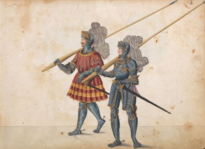Parade pour un tournoi, c.1640 - German School