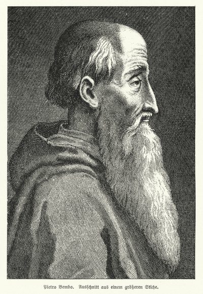 Pietro Bembo, érudit, poète, cardinal italien et membre des Chevaliers Hospitaliers - German School