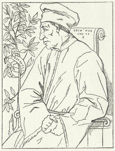 Portrait de Cosme de Médicis - German School