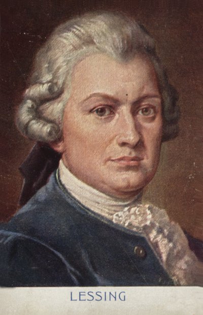 Portrait de Gotthold Ephraim Lessing - German School