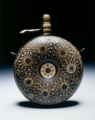 Flasque à poudre, vers 1620-50 - German School
