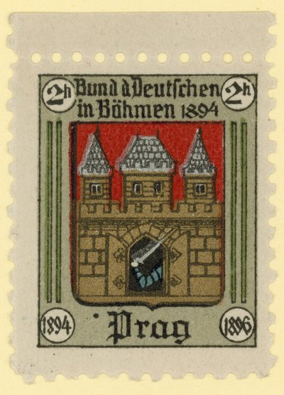 Prague, Fédération des Allemands en Bohême, 1894 - German School