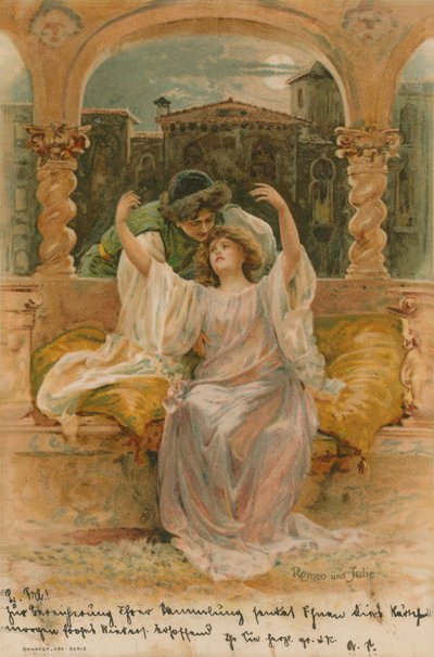 Roméo et Juliette, carte de Saint-Valentin - German School