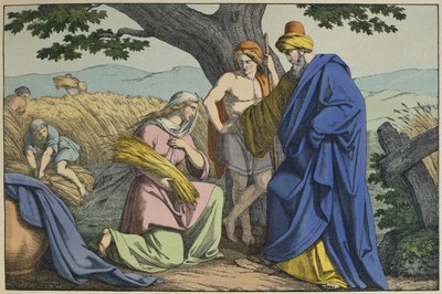 Ruth et Boaz, illustration de L