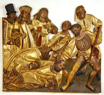 Saints Sisinio et Alexandre conduits au bûcher - German School