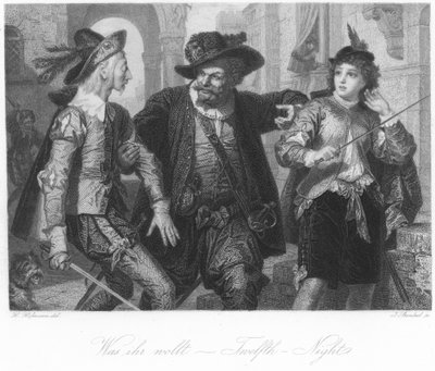 Scène de La Nuit des rois - German School