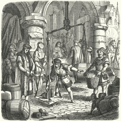 Scène dans une ville allemande - German School