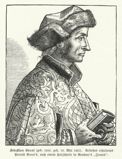 Sebastian Brant, humaniste et satiriste de la Renaissance allemande - German School