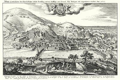 Siège de Heidelberg par le comte de Tilly - German School