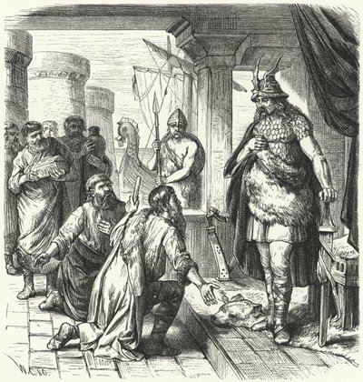Émissaires slaves devant Rurik, prince de la Rus