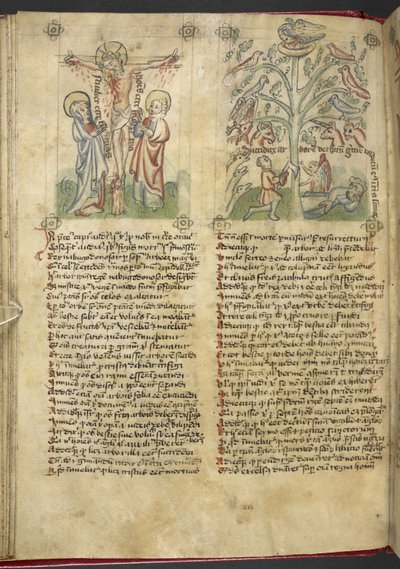 Nabuchodonosor voit un arbre en rêve; la Crucifixion, du 
