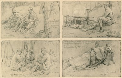 Soldats sur le front occidental - German School