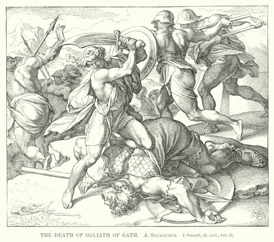 La mort de Goliath de Gath - German School