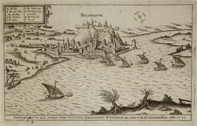 La Chute de Belgrade aux mains des Turcs en 1521, illustration tirée d