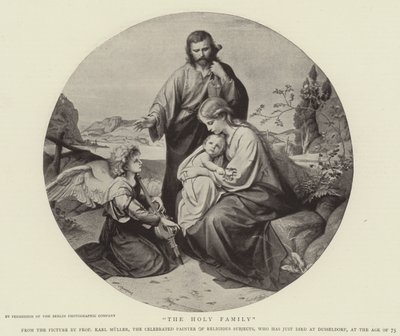 La Sainte Famille (gravure) - German School