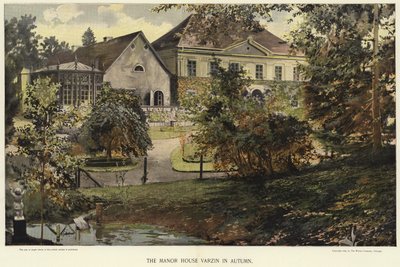 La maison du manoir Varzin en automne - German School
