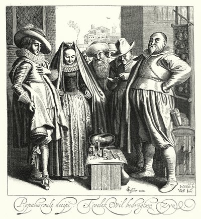 Le Charlatan (gravure) - German School