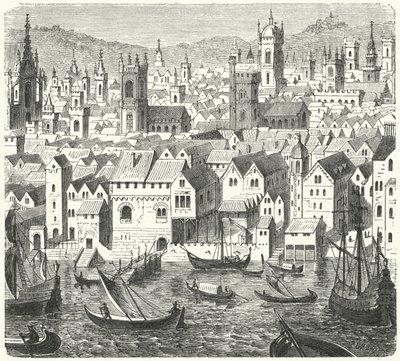 La Steelyard, base commerciale de la Ligue hanséatique à Londres - German School