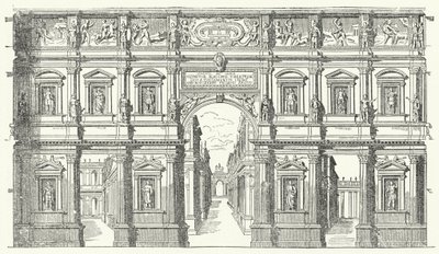 Le Teatro Olimpico à Vicence, nord de l
