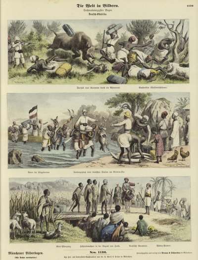 Le monde en images : Afrique orientale allemande - German School