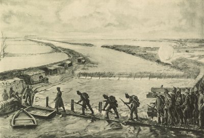 Les troupes des Marines se positionnent, traversant l